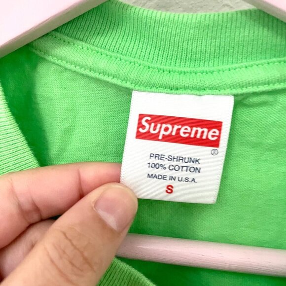 Supreme Alien Tee Lime Short Sleeve 2002 Size S - Picture 3 of 5